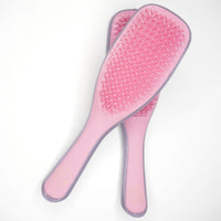 Rezo Pink & Purple Dual Length Bristles Hair Brush