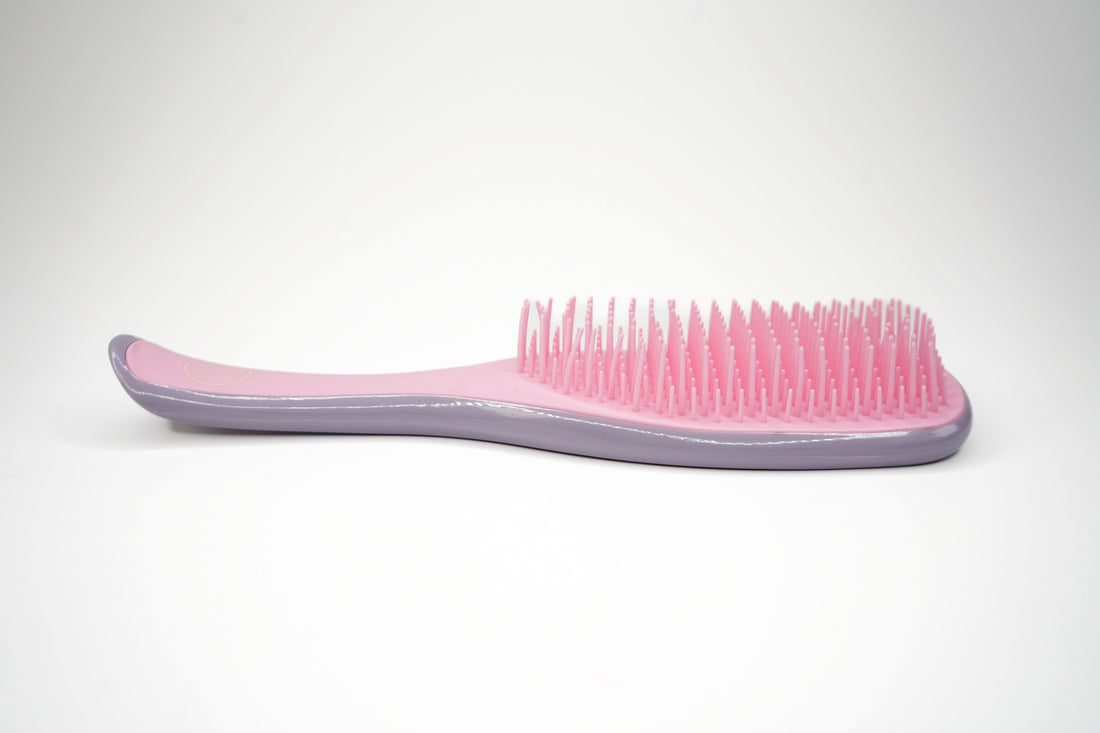 Rezo Pink & Purple Dual Length Bristles Hair Brush