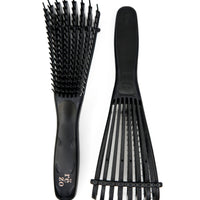 Rezo Black Wide Flow-Thru Styling Detangler Brush