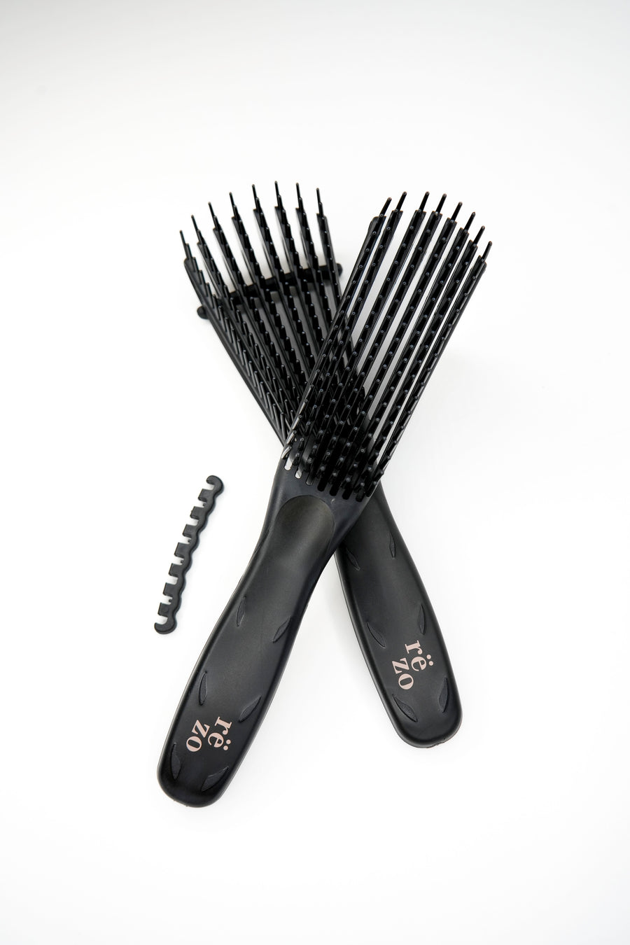 Rezo Black Wide Flow-Thru Styling Detangler Brush