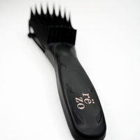 Rezo Black Wide Flow-Thru Styling Detangler Brush